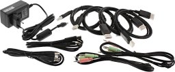 Przełącznik InLine InLine® Desktop KVM Switch, 2-port, Dual Monitor DisplayPort 1.2, 4K, USB 3.0, Audio
