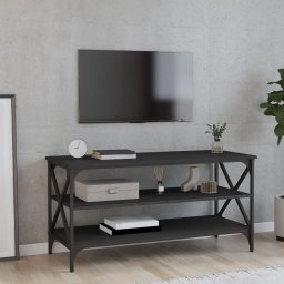 vidaXL vidaXL Szafka pod TV, czarna, 100x40x50 cm, materiał drewnopochodny