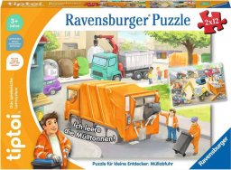  Ravensburger Ravensburger tiptoi puzzle for little explorers: garbage disposal