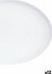 Luminarc Półmisek Kuchenny Luminarc Diwali Owalne Biały Szkło (33 x 25 cm) (12 Sztuk)