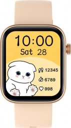 Smartwatch Rubicon RNCE97 Beżowy  (sr042a)