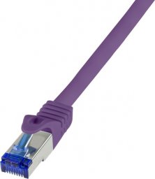  LogiLink Logilink Patchkabel Ultraflex, Cat.6A, S/FTP, violett, 1,5 m