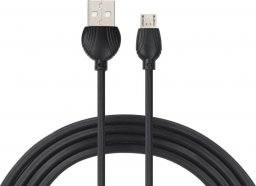 Kabel USB Vayox USB-A - microUSB 1 m Czarny (BX9019)