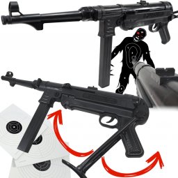  tomdorix MP-40 SCHMEISSER Replika ASG Pistolet Maszynowy Na Kulki 6mm