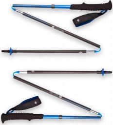  Black Diamond Black Diamond Distance Carbon Z Trekking poles, fitness equipment (blue, 1 pair, 110 cm)