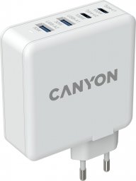 Ładowarka Canyon Zasilacz CANYON H-100 4*USB/USB-C, 100 W