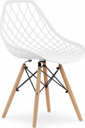  Taakie Meble Krzesło SAKAI - białe x 4