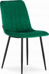  Taakie Meble Krzesło LAVA - ciemna zieleń aksamit x 4
