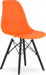  Taakie Meble Krzesło OSAKA pomarańcz / nogi czarne x 4