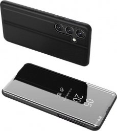  Hurtel Clear View Case etui Samsung Galaxy A54 5G pokrowiec z klapką czarne