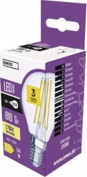 Emos Żarówka LED Emos ZF1240 6W E14 230V 2700K 810lm filament dekoracyjna mini globe ciepła biel