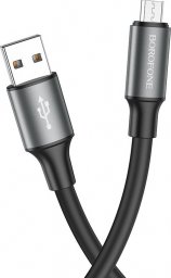 Kabel USB BOROFONE KABEL BX82 BOUNTIFUL - USB NA MICRO USB - 2,4A 1 METR CZARNY