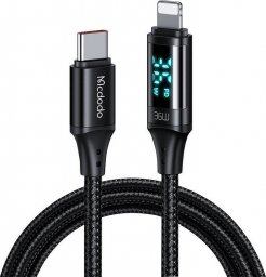 Kabel USB Mcdodo USB-C - Lightning 1.2 m Czarny (RC041009)