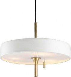 Lampa wisząca Step into Design Lampa wisząca ARTDECO biało - złota 35 cm Outlet