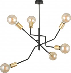 Lampa wisząca Orno GIRO lampa wisząca, moc max.6x60W, E27, czarno-złota