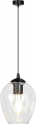 Lampa wisząca Orno IRIS lampa wisząca, moc max.60W, E27, czarno-transparentna