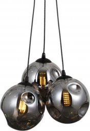 Lampa wisząca Italux Lampa wisząca Perlos PND-54456-3A-HB-SMG Italux kule balls czarne