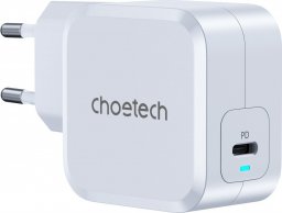 Ładowarka Choetech Choetech szybka ładowarka sieciowa USB C 45W PPS / PD biała (PD8007)