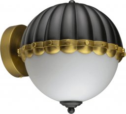 Kinkiet Cosmolight Lampa ścienna Pralines W01244BK Cosmolight kulista mosiądz