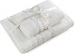  Eurofirany Komplet ręczników bawełnianych LOCA 50x90 + 70x140 biały