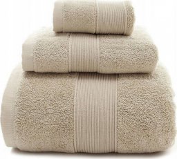  Domifito Komplet miękich ręczników 30x30 30x70 70x140 kremowe