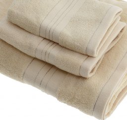  Domifito Komplet 3 ręczników 35x35 35x75 70x140 beżowe