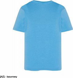  JHK T-shirt JHK TSRK 150 - dziecięca/młodzieżowa z krótkim rękawem wzmocniony lycrą ściągacz, 100% bawełna, 155g - lazurowy. 12-14