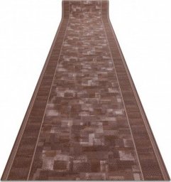  Dywany Łuszczów CHODNIK PODGUMOWANY TRIBE brąz 67cm, 67x470 cm