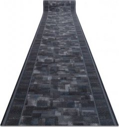  Dywany Łuszczów CHODNIK PODGUMOWANY TRIBE antracyt 80cm, 80x220 cm
