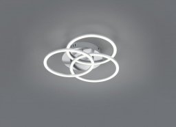 Lampa sufitowa RL Light Circle LED lampa sufitowa 3-punktowa z pilotem nikiel RL