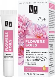  AA Flowers and Oils 75+ regenerujący krem przeciwzmarszczkowy na okolice oczu i ust 15ml