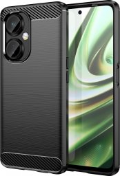  Hurtel Carbon Case etui OnePlus Nord CE 3 elastyczny silikonowy karbonowy pokrowiec czarne