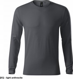  MALFINI Brave 155 - ADLER - Koszulka męska, 160 g/m2, 5% elastan, 95% bawełna, - light anthracite S