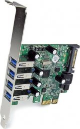 Kontroler StarTech NIC Adapter Wewnętrzny 4 Port PCIe to 4x USB 3.0