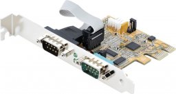 Kontroler StarTech Adapter 2 Port PCIe Express serial to RS232