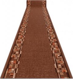 Dywany Łuszczów CHODNIK PODGUMOWANY BOMBAY brąz 80cm, 80x160 cm