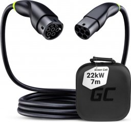 Kabel do ładowania samochodów Green Cell EVKABGC02 Snap Type 2 22kW 7m