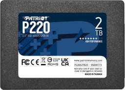 Dysk SSD Patriot P220 2TB 2.5" SATA III (P220S2TB25)