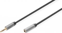 Kabel Digitus Jack 3.5mm - Jack 3.5mm 3m czarny (DB-510210-030-S)