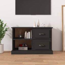  vidaXL vidaXL Szafka pod TV, czarna, 73x35,5x47,5 cm, materiał drewnopochodny
