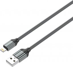 Kabel USB LDNIO USB-A - Lightning 2 m Szary (LS432 lightning)