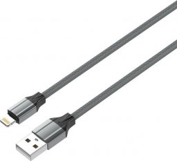 Kabel USB LDNIO USB-A - Lightning 2 m Szary (LS442 lightning)