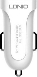 Ładowarka LDNIO Ładowarka samochodowa LDNIO DL-C17, 1x USB, 12W + kabel Micro USB (biała)