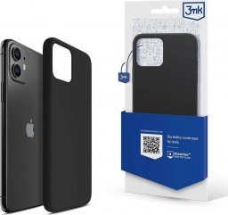  3MK Etui 3MK Silicone Case Apple iPhone 11 czarny/black