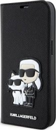 Karl Lagerfeld Etui Karl Lagerfeld KLBKP14XSANKCPK Apple iPhone 14 Pro Max bookcase czarny/black Saffiano Karl & Choupette