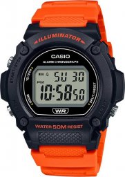 Zegarek Casio Zegarek marki Casio model W-219H kolor Pomarańczowy. Akcesoria Męskie. Sezon: Cały rok NoSize