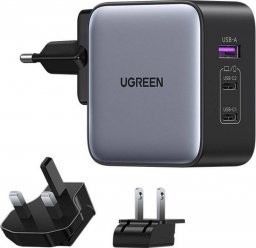 Ładowarka Ugreen Ładowarka sieciowa Ugreen Nexode, 2x USB-C + USB, 65W