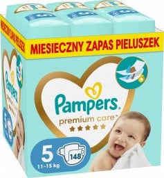  Pampers Pieluszki Premium Care 5, 11-16 kg, 148 szt.