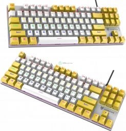 Klawiatura Orlos K80 - White&Yellow