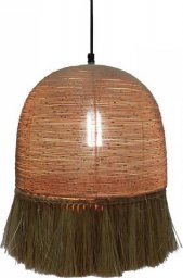 Lampa wisząca Bigbuy Home Lampa Sufitowa 30 x 30 x 36 cm Metal Naturalne Włókno